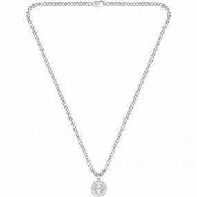 Boss Jewellery Mens Compass Necklace 1580544