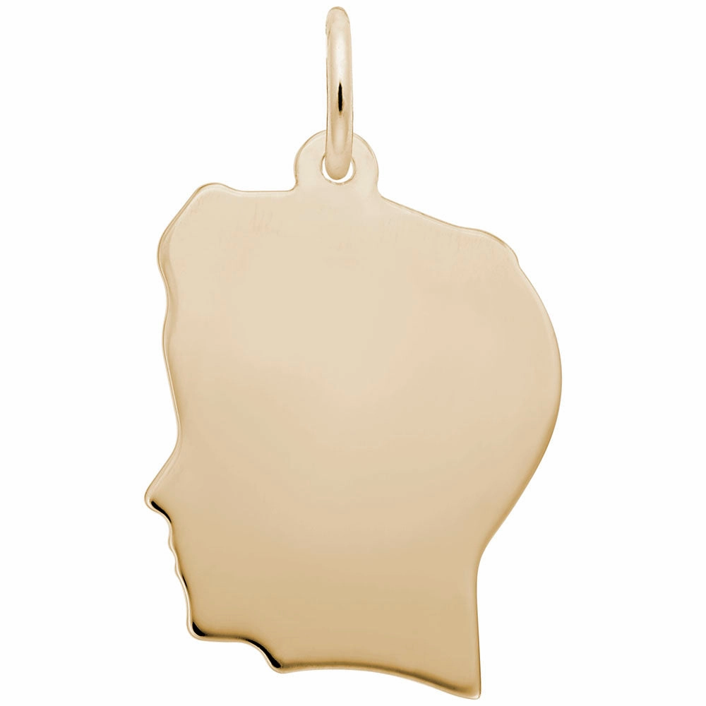 Boy Silhouette Charm