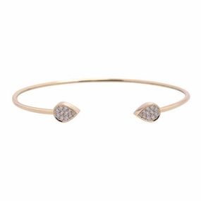 Bracelet en or jaune serti de diamants