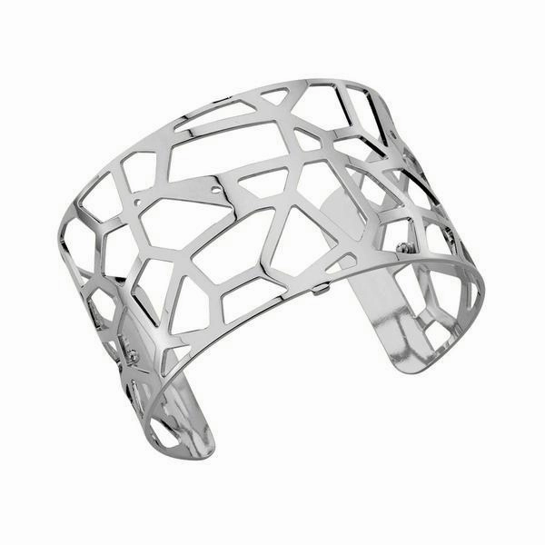 Bracelet LES GEORGETTES Motif Giraffe 40mm finition argente.