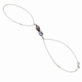 Bracelet majeur en argent 925 et  keishis