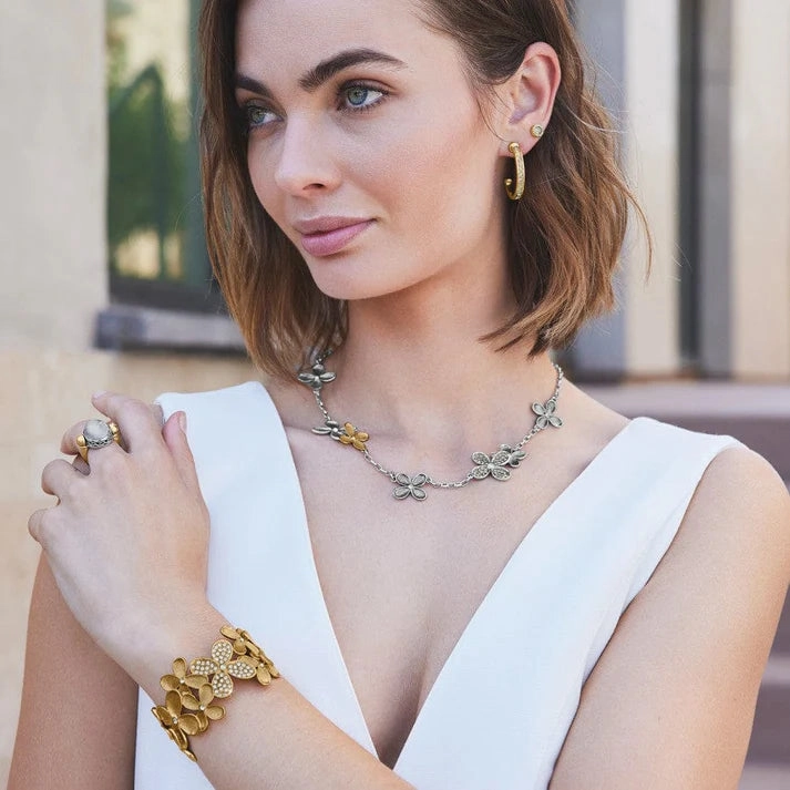 Brighton Everbloom Petals Two Tone Necklace