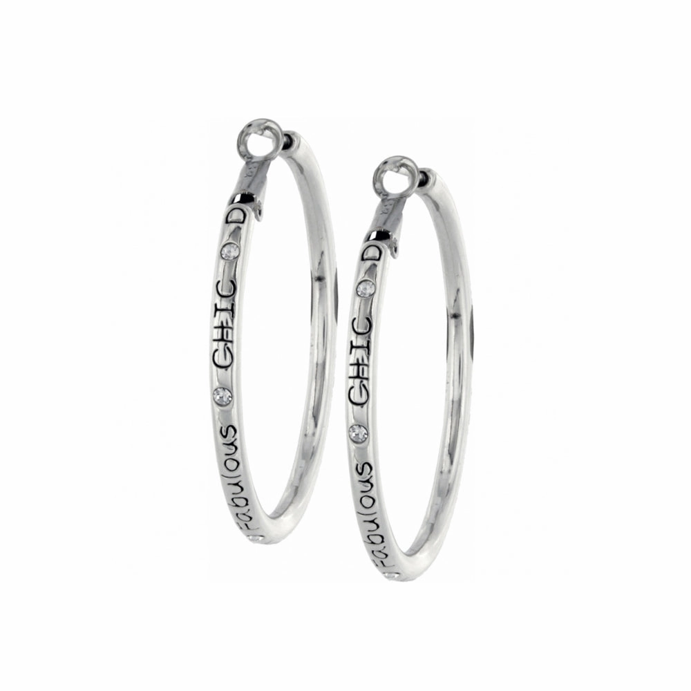 Brighton Fashionista Hoop Earrings