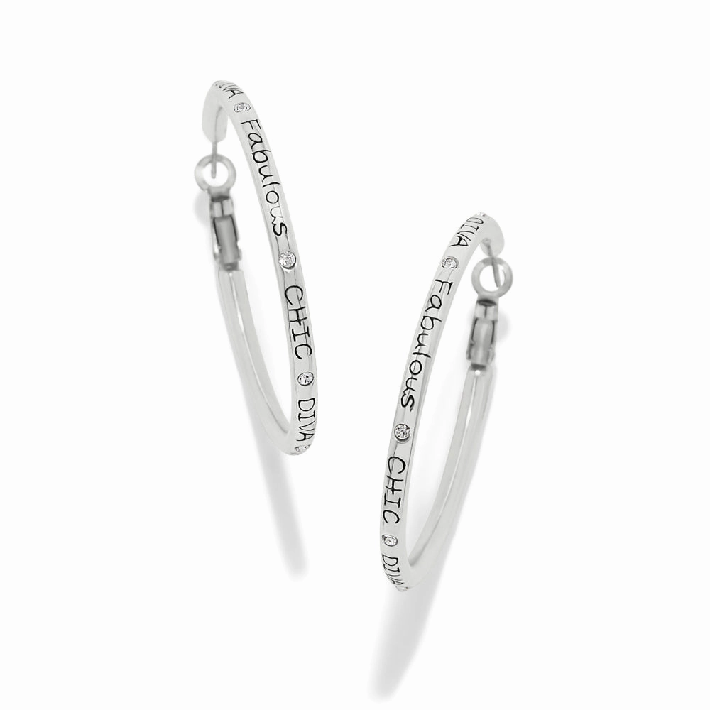 Brighton Fashionista Hoop Earrings