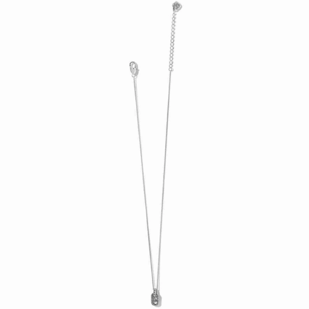 Brighton Illumina Lights Allure Petite Necklace-Silver Tone