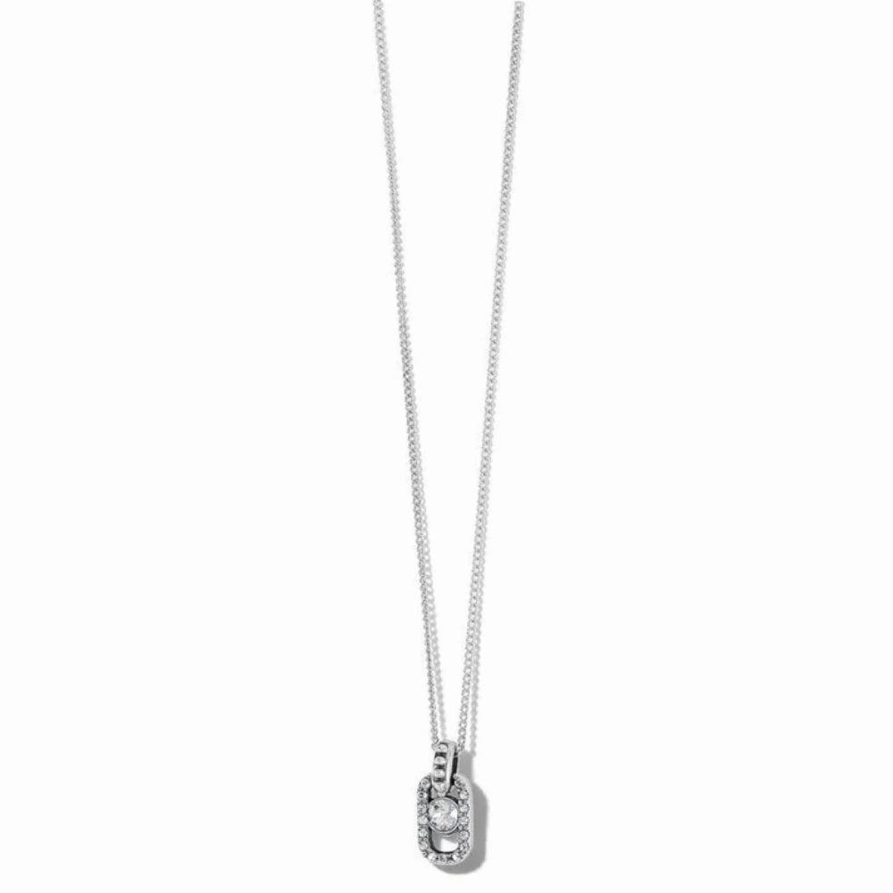 Brighton Illumina Lights Allure Petite Necklace-Silver Tone