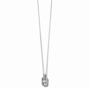 Brighton Illumina Lights Allure Petite Necklace-Silver Tone