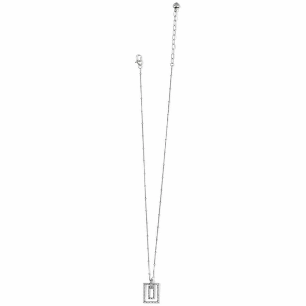 Brighton Illumina Lights Linx Necklace-Silver Tone