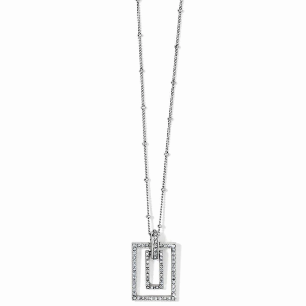 Brighton Illumina Lights Linx Necklace-Silver Tone