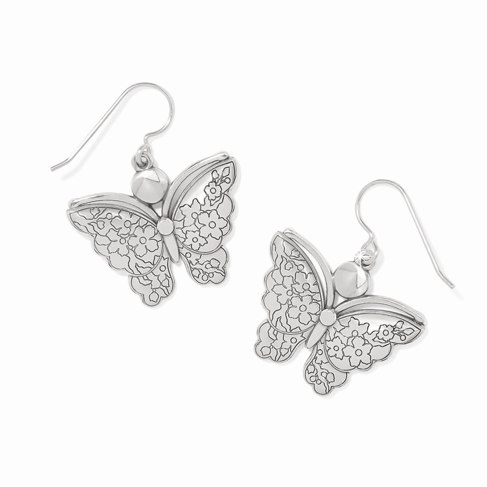 Brighton Kyoto In Bloom Indigo Butterfly Earrings