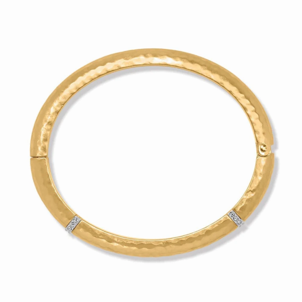 Brighton Meridian Geo Hinged Bangle