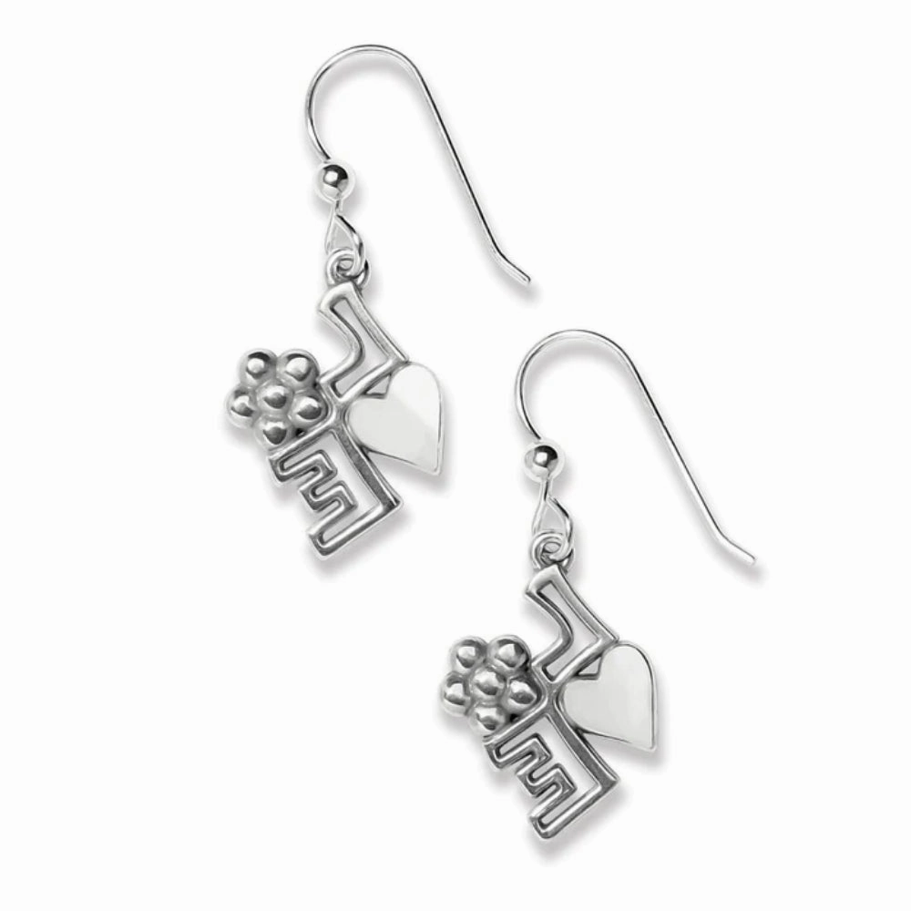 Brighton Mod Love French Wire Earrings