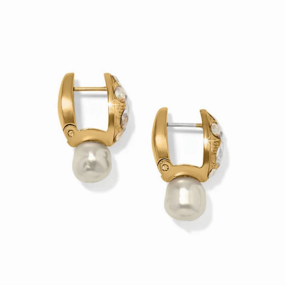 Brighton Trust Your Journey Pearl Drop Earrings