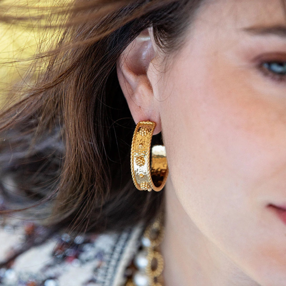 Capucine De Wulf Berry Classic Medium Hoop Earrings - Gold