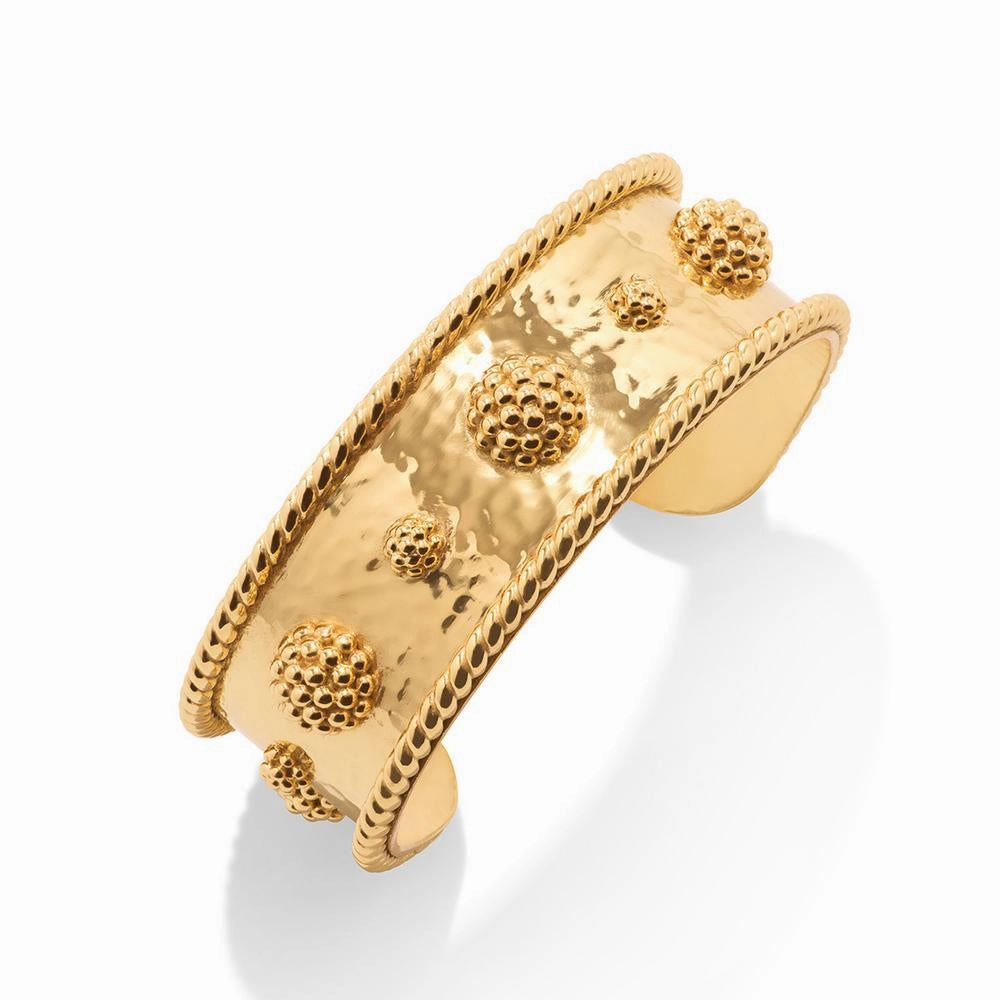 Capucine De Wulf Berry Cuff in Hammered Gold