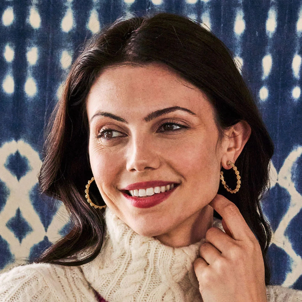 Capucine De Wulf Berry Icon Medium Hoop Earrings - Gold