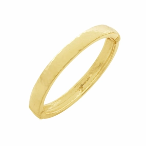 Capucine De Wulf Cleopatra Oval Hinged Bangle