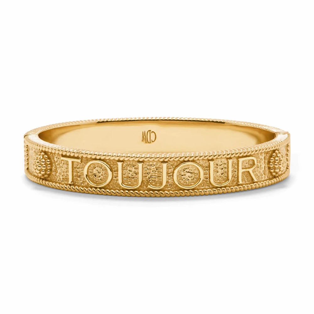 Capucine de Wulf L'Amour Toujour Hinged Bangle