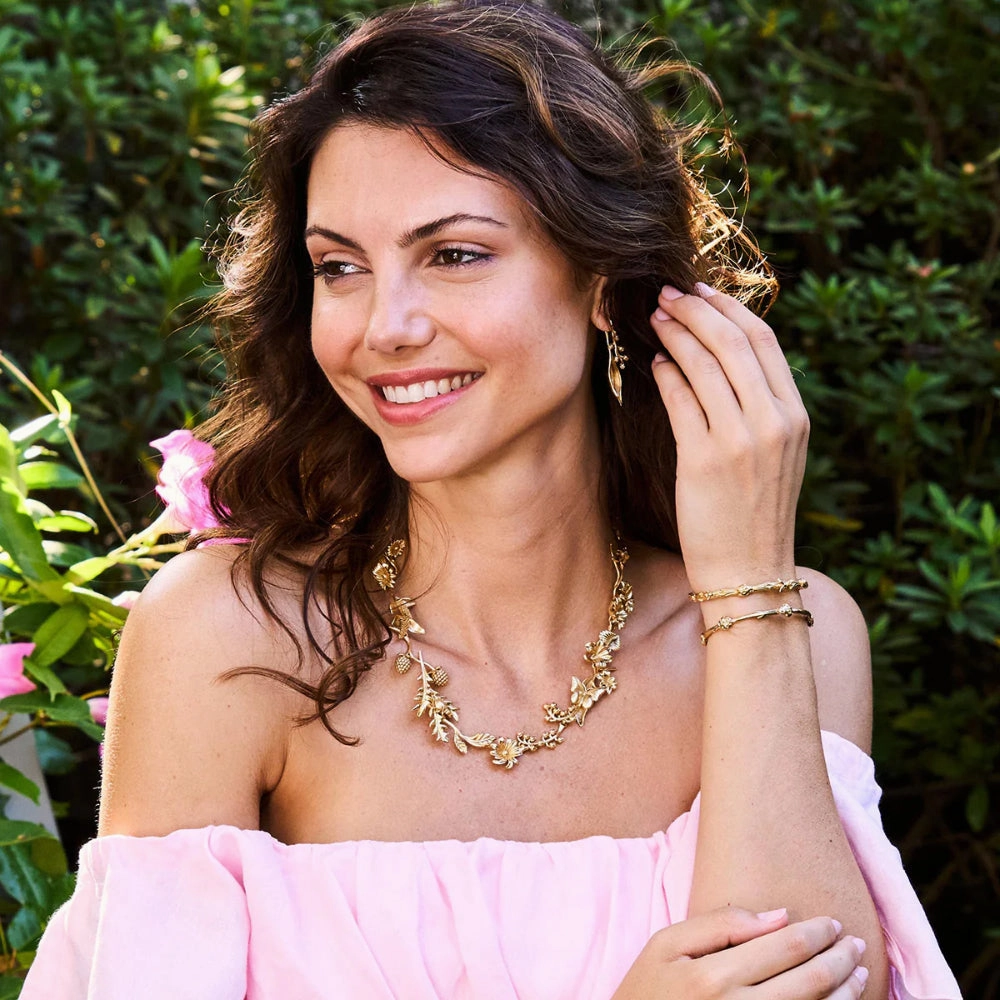Capucine De Wulf Meadow Ladybug Petite Cuff - Gold