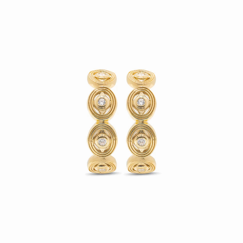 Capucine de Wulf Monique Hoop Earrings