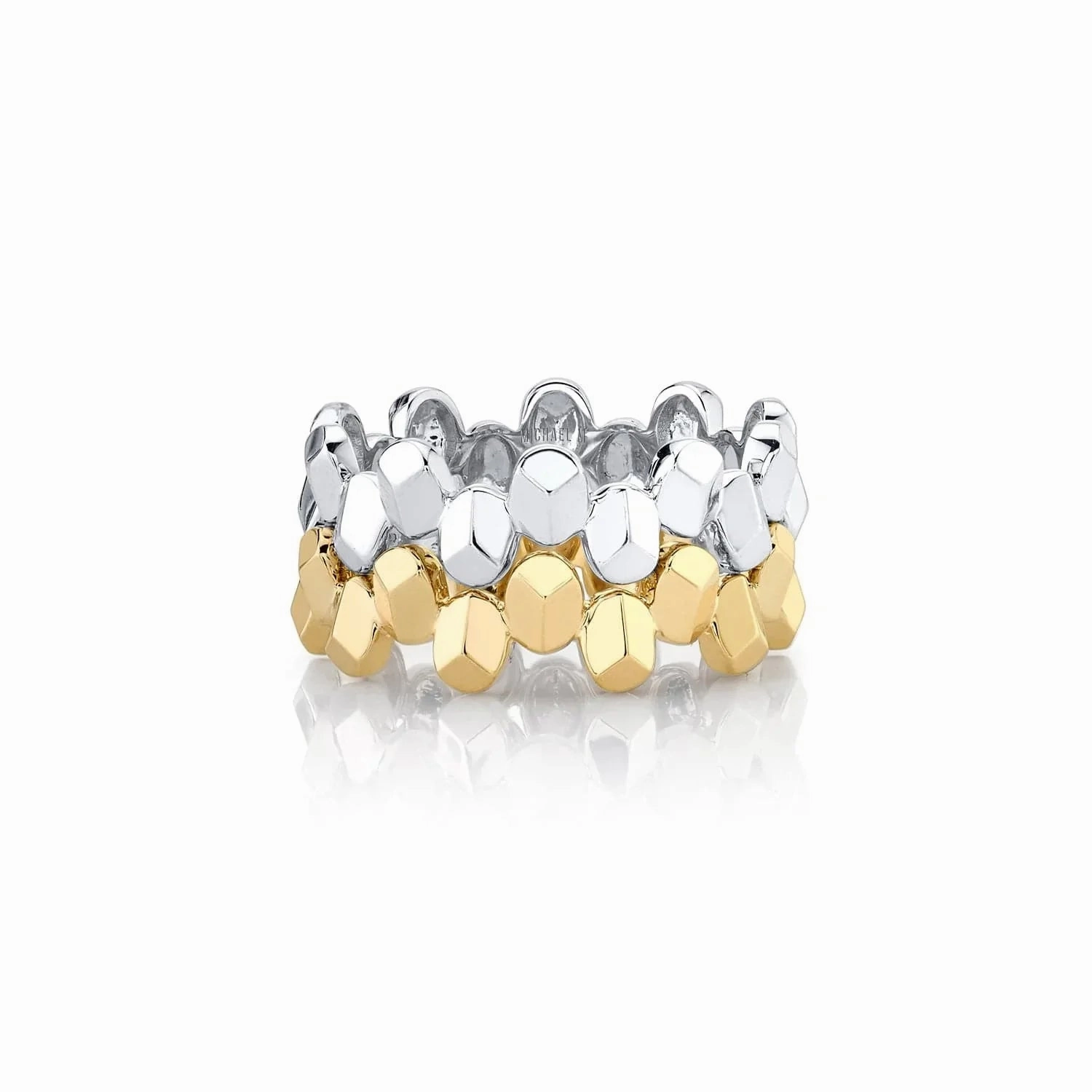 Carve Small Repeat Shape Ring F455