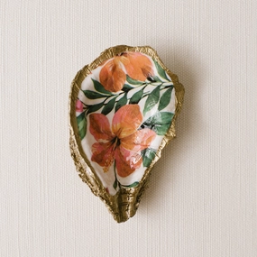 Choice Of Grit and Grace Decoupage Shell Jewelry Dishes