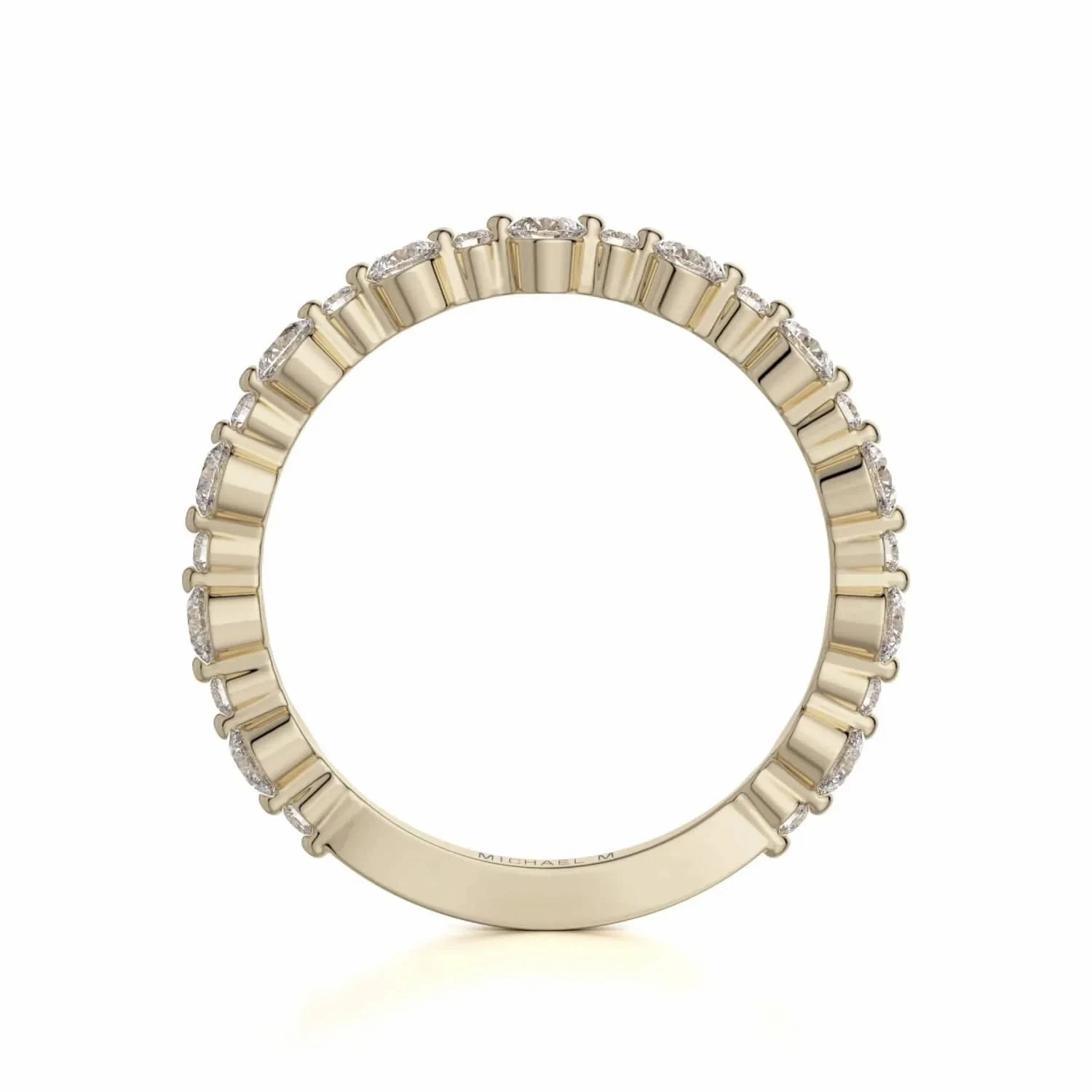Classic Diamond Cluster Band B323WG