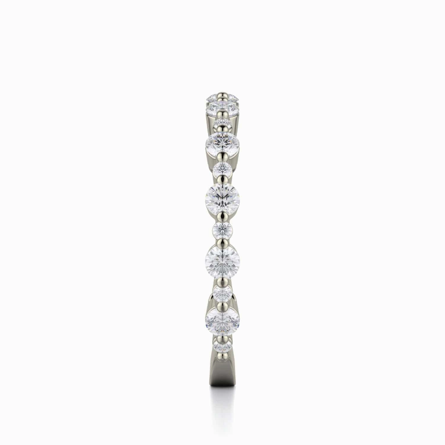 Classic Diamond Cluster Band B323WG