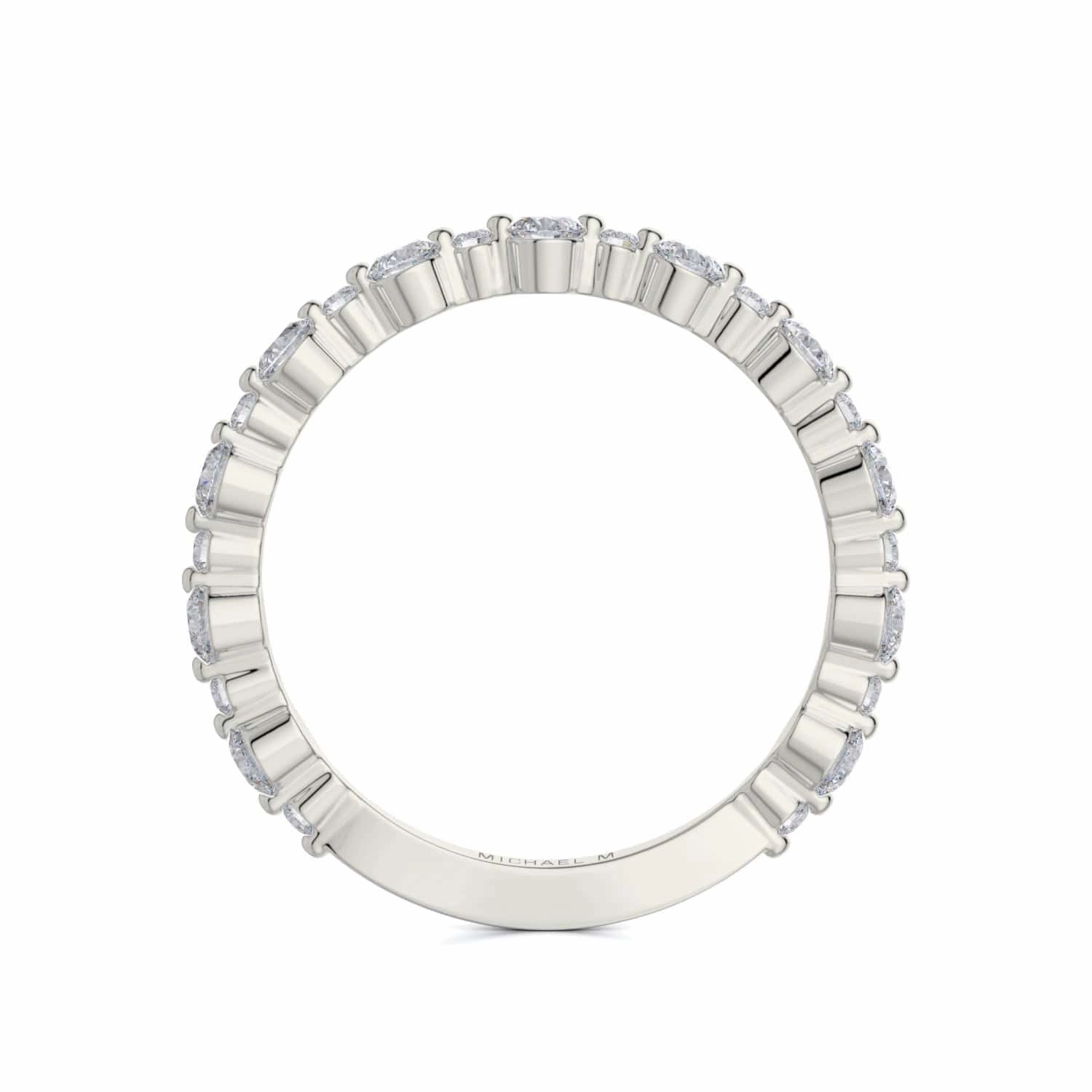 Classic Diamond Cluster Band B323WG