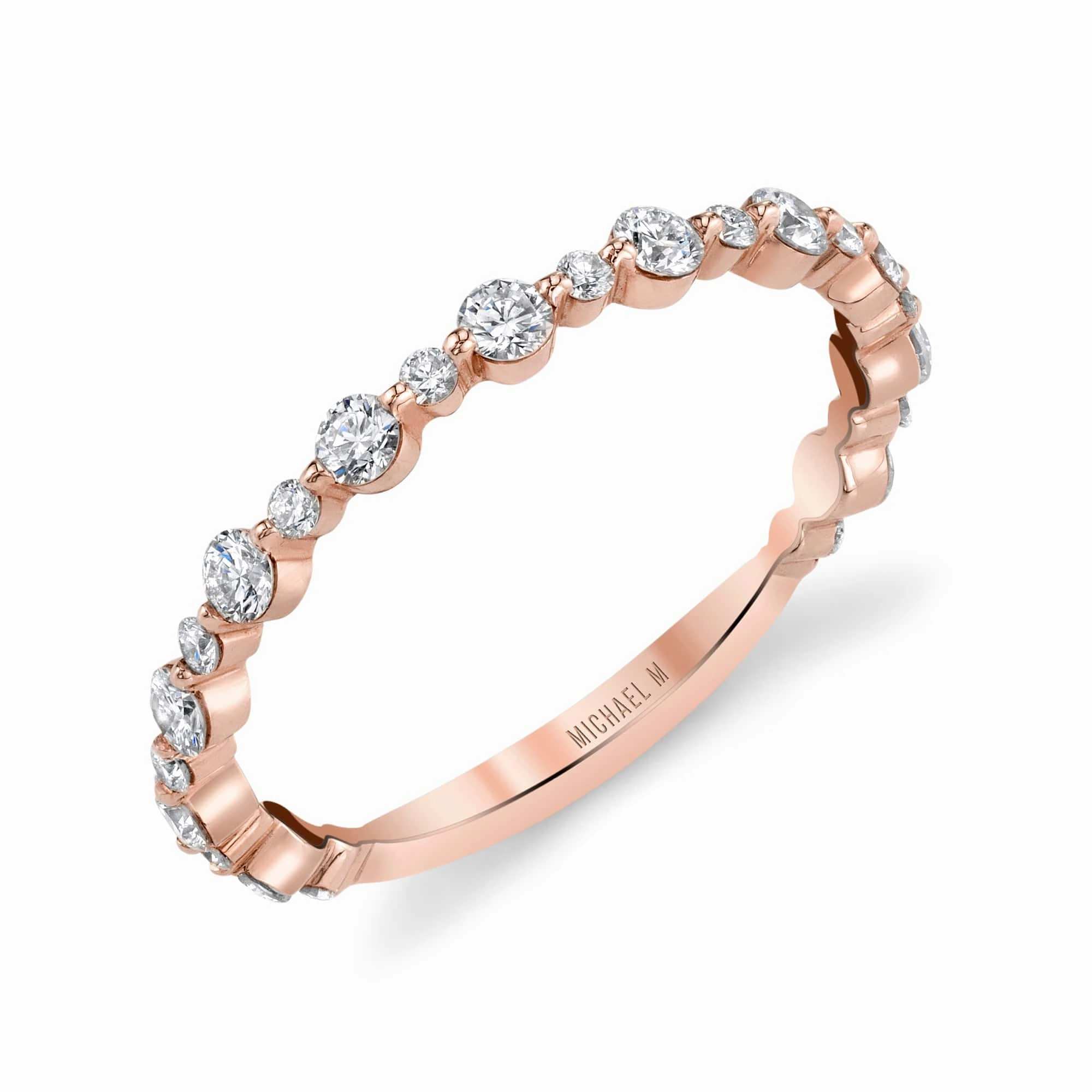 Classic Diamond Cluster Band B323WG