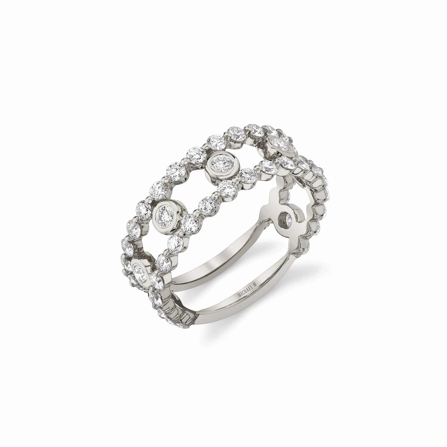 Cloud Stacked Ring B388YG-4