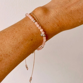 Crystals & Beaded Jewellery Riviera Bracelet - Sorbet Silver