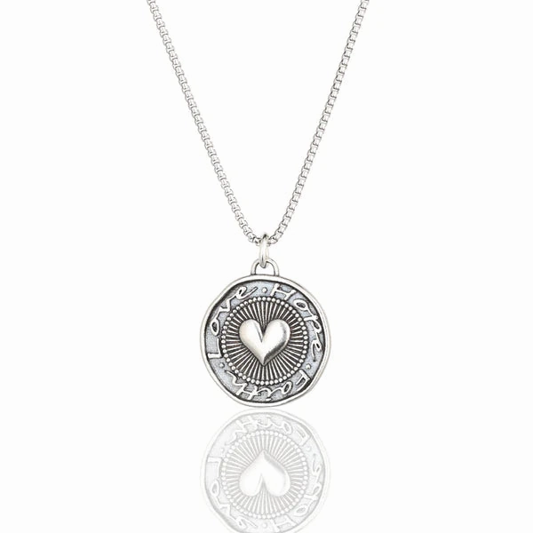 Danny Newfeld Faith, Love and Hope Pendant Necklace