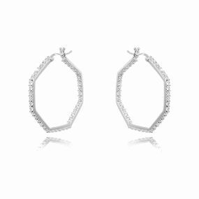 Danny Newfeld Inside/Outside Octagon Earrings