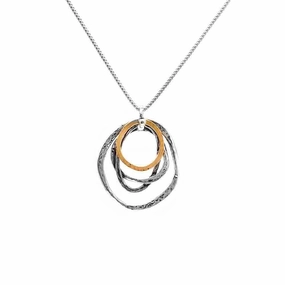 Danny Newfeld Sterling Silver Organic Dangle Pendant