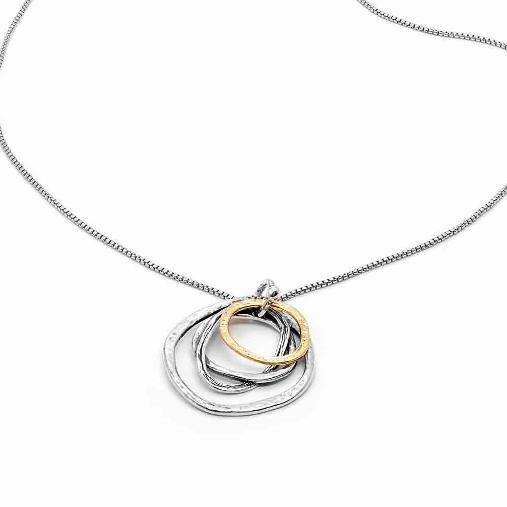 Danny Newfeld Sterling Silver Organic Dangle Pendant