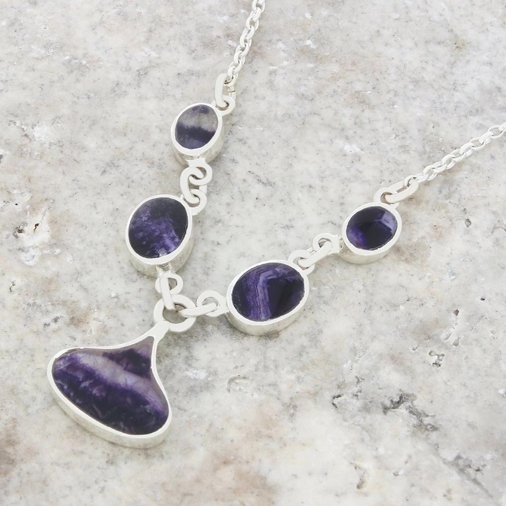 Derbyshire Blue John Ladies Necklace
