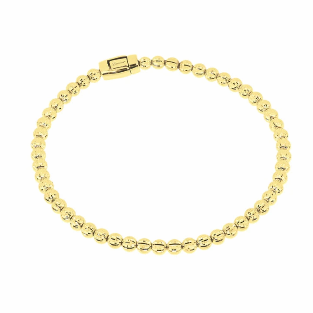 Desmos Crystal Diamond-Cut Bead Bracelet, 4mm