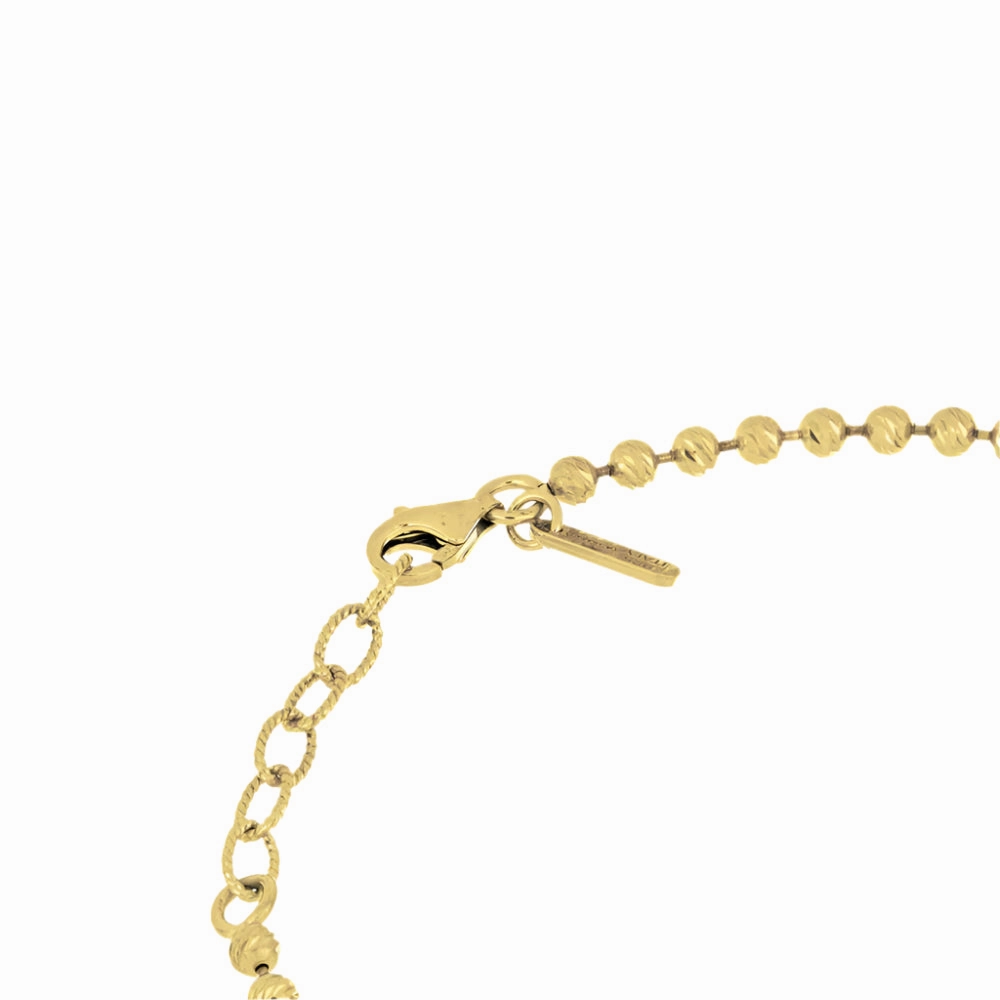 Desmos Diamond-Cut Beaded Bracelet