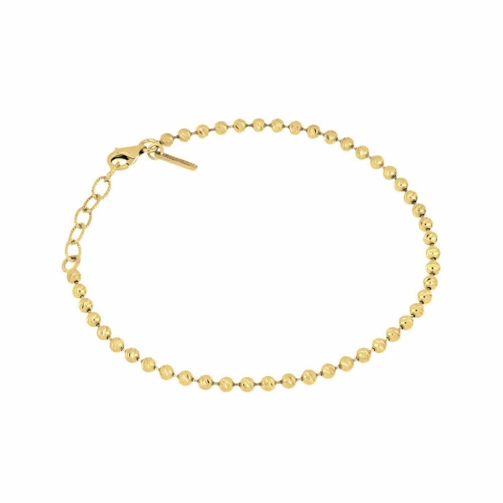 Desmos Diamond-Cut Beaded Bracelet