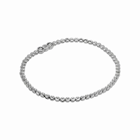 Desmos Elastic Diamond-Cut Beaded Bracelet