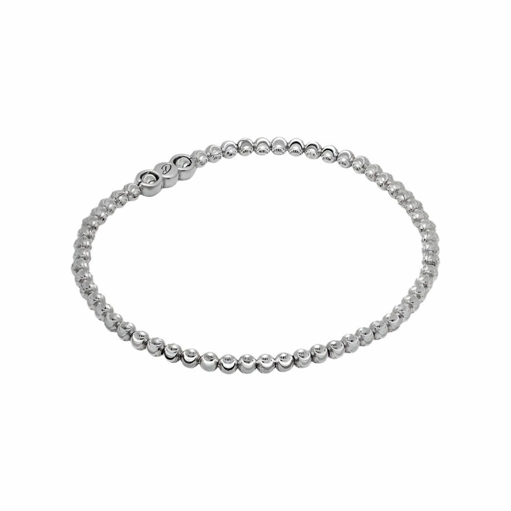 Desmos Elastic Diamond-Cut Beaded Bracelet