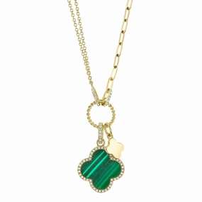 Diamond Clover Necklace 4690136