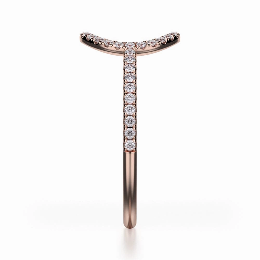 Diamond Open Circle Ring F279-WG4