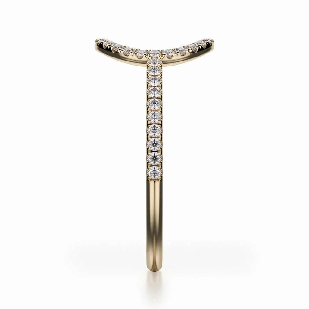 Diamond Open Circle Ring F279-WG4
