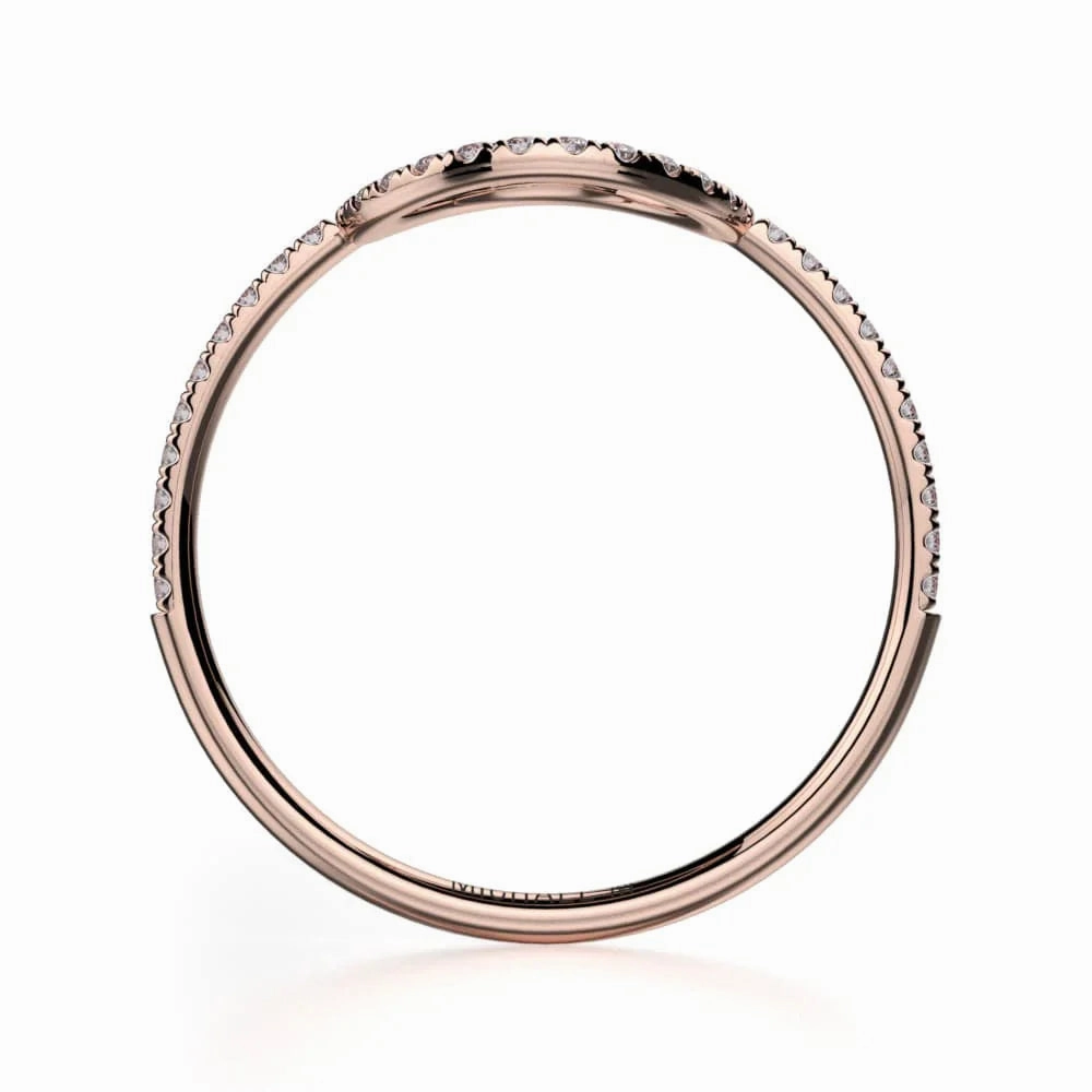 Diamond Open Circle Ring F279-WG4