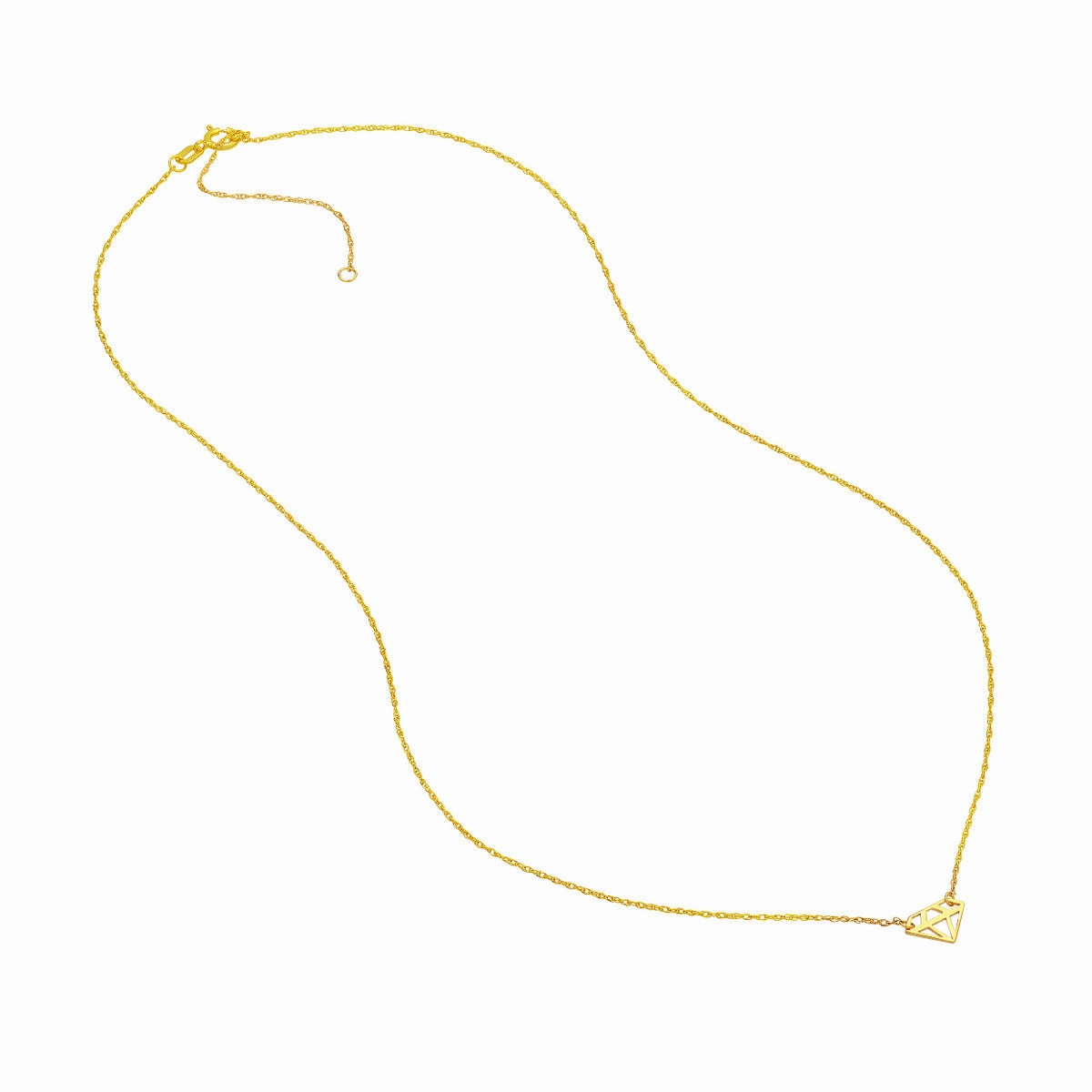 Diamond-Shaped Necklace 4690141