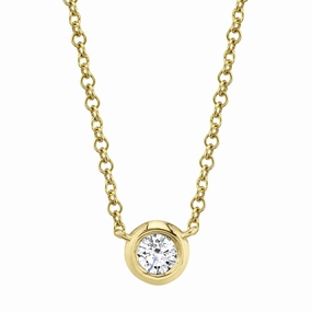 Diamond Solitaire Necklace 4690116