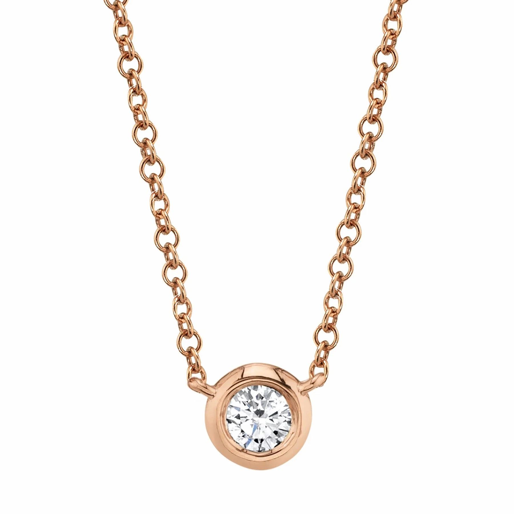 Diamond Solitaire Necklace 4690116