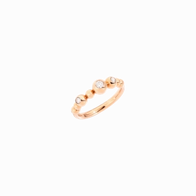 DoDo 9K ring with 3 diamonds